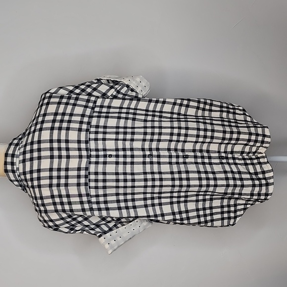 Madewell size M black and white short sleeve top. B42 - Picture 6 of 10